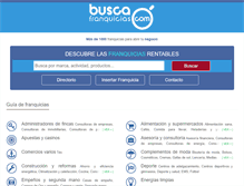 Tablet Screenshot of buscafranquicias.com